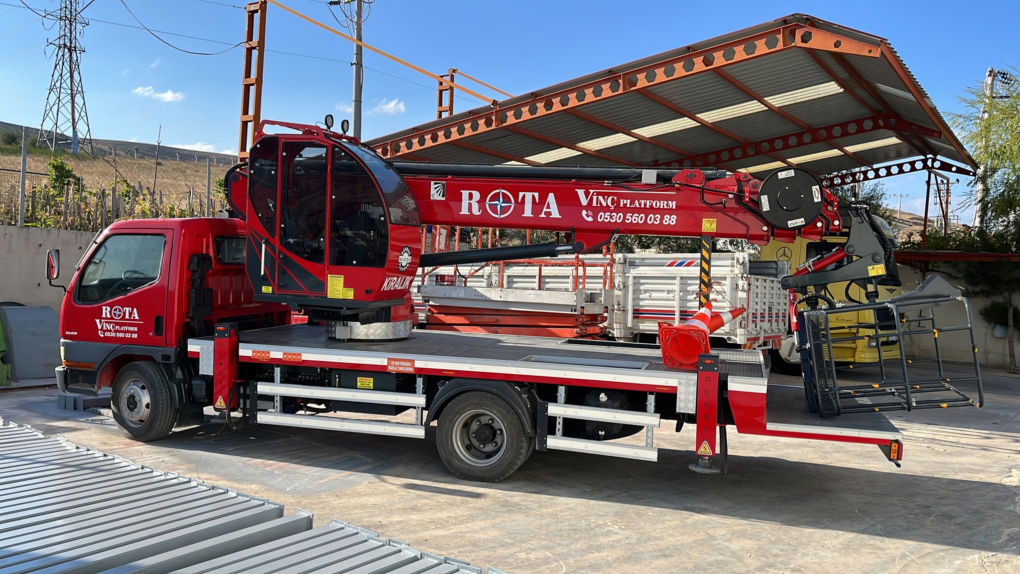 Rota Vinç Platform Kiralama Hizmetleri Suluova, Amasya